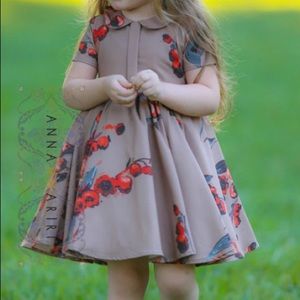 Annah Hariri girls dress. Floral 1t/2t